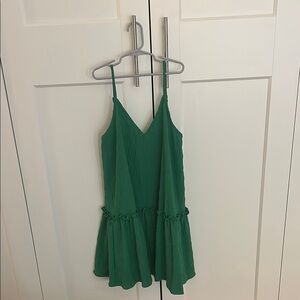 Green Sleeveless Women's Top